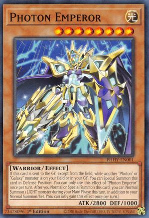 Photon Emperor (PHHY-EN001) - Photon Hypernova 1st Edition