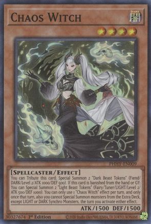 Chaos Witch (PHHY-EN009) - Photon Hypernova 1st Edition