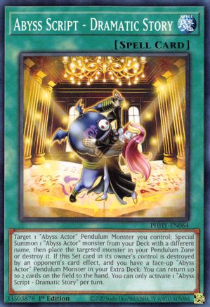 Abyss Script - Dramatic Story (PHHY-EN064) - Photon Hypernova 1st Edition