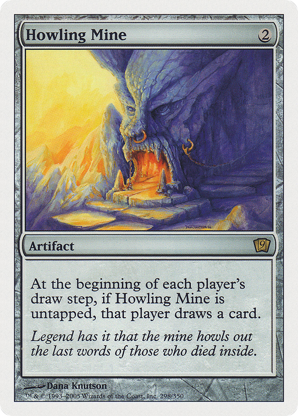 Howling Mine (9ED-298) - 9th Edition Foil