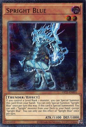 Spright Blue (UTR) (OP21-EN001) - OTS Tournament Pack 21 Unlimited