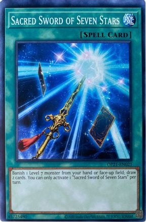 Sacred Sword of Seven Stars (OP21-EN021) - OTS Tournament Pack 21 Unlimited