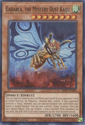 Gadarla, the Mystery Dust Kaiju (SDBT-EN009) - Structure Deck: Beware of Traptrix 1st Edition