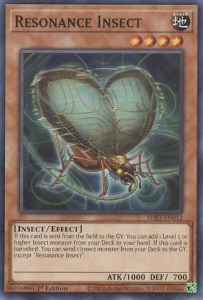 Resonance Insect (SDBT-EN012) - Structure Deck: Beware of Traptrix 1st Edition