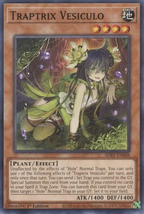 Traptrix Vesiculo (SDBT-EN008) - Structure Deck: Beware of Traptrix 1st Edition