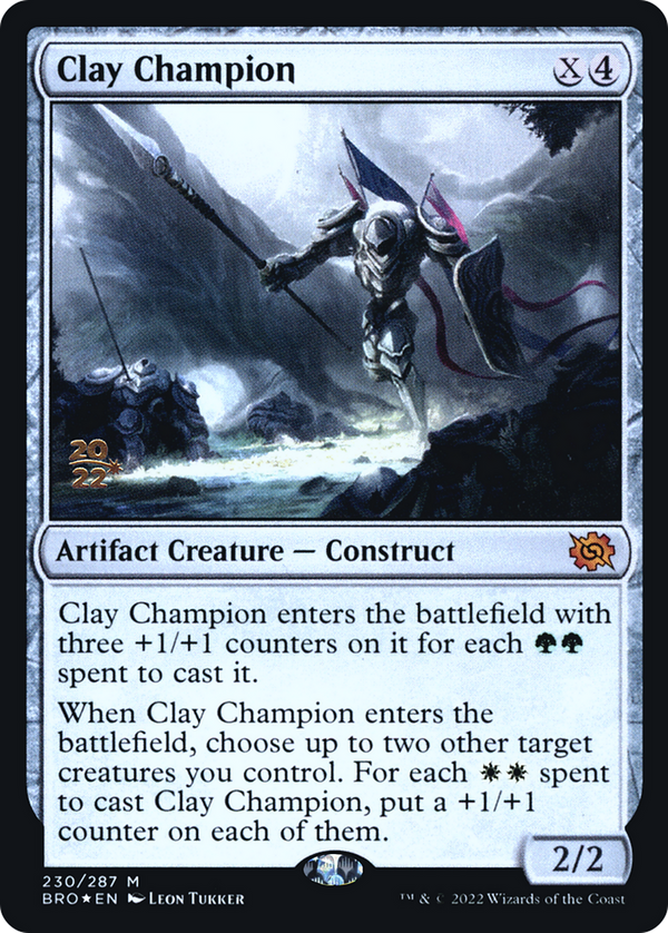 Clay Champion (PRE-230) - The Brothers' War Promos Foil