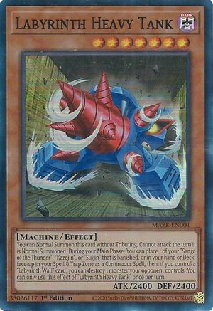Labyrinth Heavy Tank (MAZE-EN001) - Maze of Memories 1st Edition