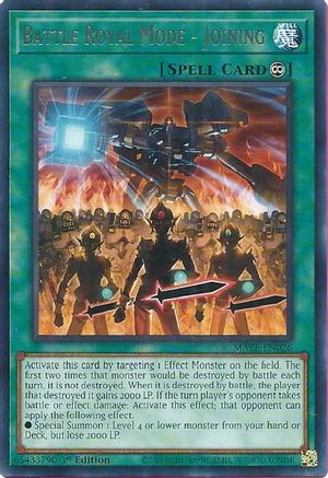 Battle Royal Mode - Joining (MAZE-EN026) - Maze of Memories 1st Edition