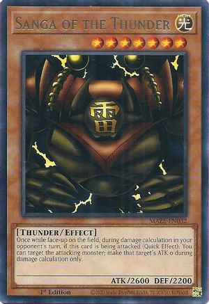Sanga of the Thunder (MAZE-EN032) - Maze of Memories 1st Edition