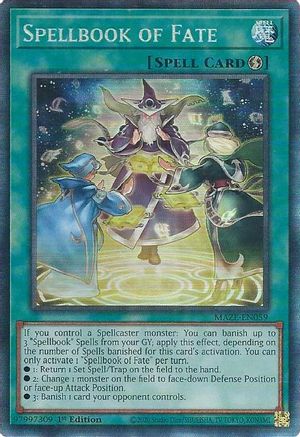 Spellbook of Fate (CR) (MAZE-EN059) - Maze of Memories 1st Edition