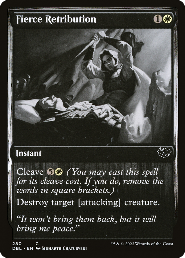 Fierce Retribution (DBL-280) - Innistrad: Double Feature Foil