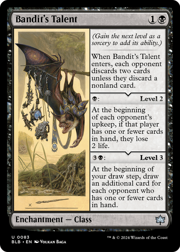 Bandit's Talent (BLB-083) - Bloomburrow Foil