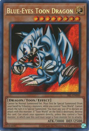 Blue-Eyes Toon Dragon (SRL-EN000) - Spell Ruler (25th Anniversary Edition) Unlimited