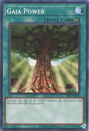 Gaia Power (SRL-EN096) - Spell Ruler (25th Anniversary Edition) Unlimited