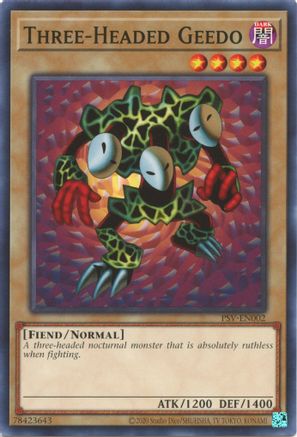 Three-Headed Geedo (PSV-EN002) - Pharaoh's Servant (25th Anniversary Edition) Unlimited
