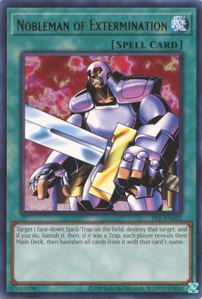 Nobleman of Extermination (PSV-EN035) - Pharaoh's Servant (25th Anniversary Edition) Unlimited