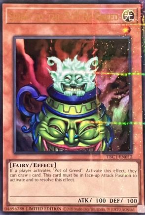 Spirit of the Pot of Greed (TBC1-EN012) - The Pot Collection Limited