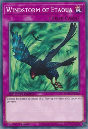 Windstorm of Etaqua (SGX3-ENA20) - Speed Duel GX: Duelists of Shadows 1st Edition