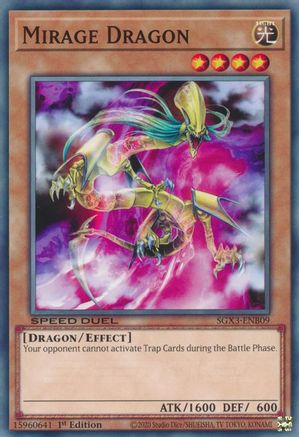 Mirage Dragon (SGX3-ENB09) - Speed Duel GX: Duelists of Shadows 1st Edition