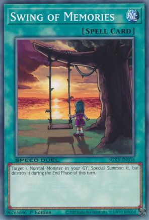 Swing of Memories (SGX3-ENB16) - Speed Duel GX: Duelists of Shadows 1st Edition