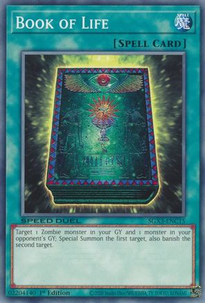 Book of Life (SGX3-ENC15) - Speed Duel GX: Duelists of Shadows 1st Edition