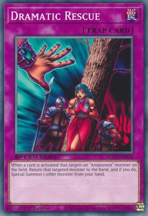 Dramatic Rescue (SGX3-END18) - Speed Duel GX: Duelists of Shadows 1st Edition