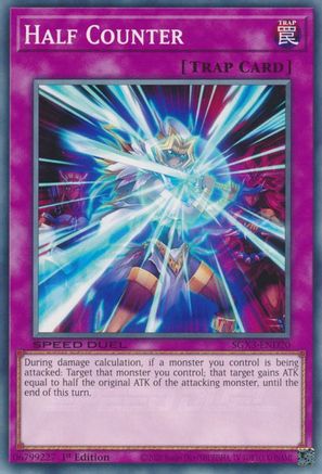 Half Counter (SGX3-END20) - Speed Duel GX: Duelists of Shadows 1st Edition