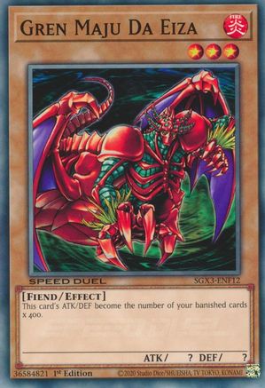 Gren Maju Da Eiza (SGX3-ENF12) - Speed Duel GX: Duelists of Shadows 1st Edition