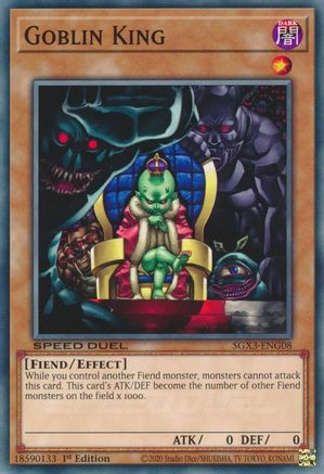 Goblin King (SGX3-ENG08) - Speed Duel GX: Duelists of Shadows 1st Edition