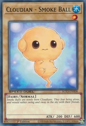 Cloudian - Smoke Ball (SGX3-ENH08) - Speed Duel GX: Duelists of Shadows 1st Edition
