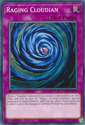 Raging Cloudian (SGX3-ENH18) - Speed Duel GX: Duelists of Shadows 1st Edition