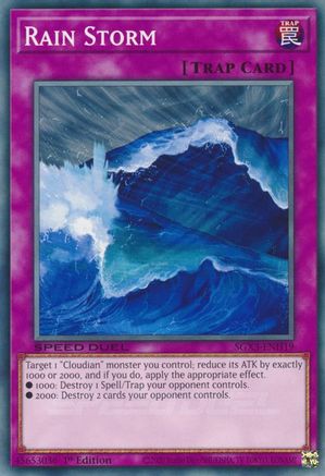 Rain Storm (SGX3-ENH19) - Speed Duel GX: Duelists of Shadows 1st Edition