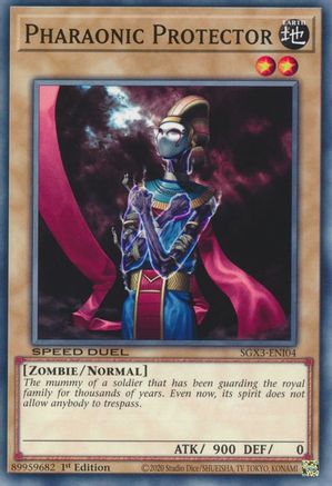 Pharaonic Protector (SGX3-ENI04) - Speed Duel GX: Duelists of Shadows 1st Edition