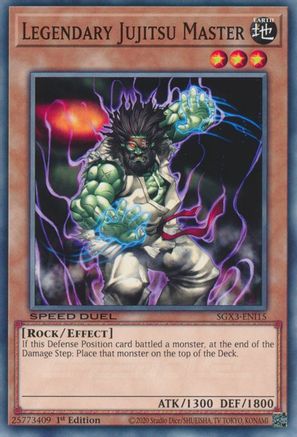 Legendary Jujitsu Master (SGX3-ENI15) - Speed Duel GX: Duelists of Shadows 1st Edition