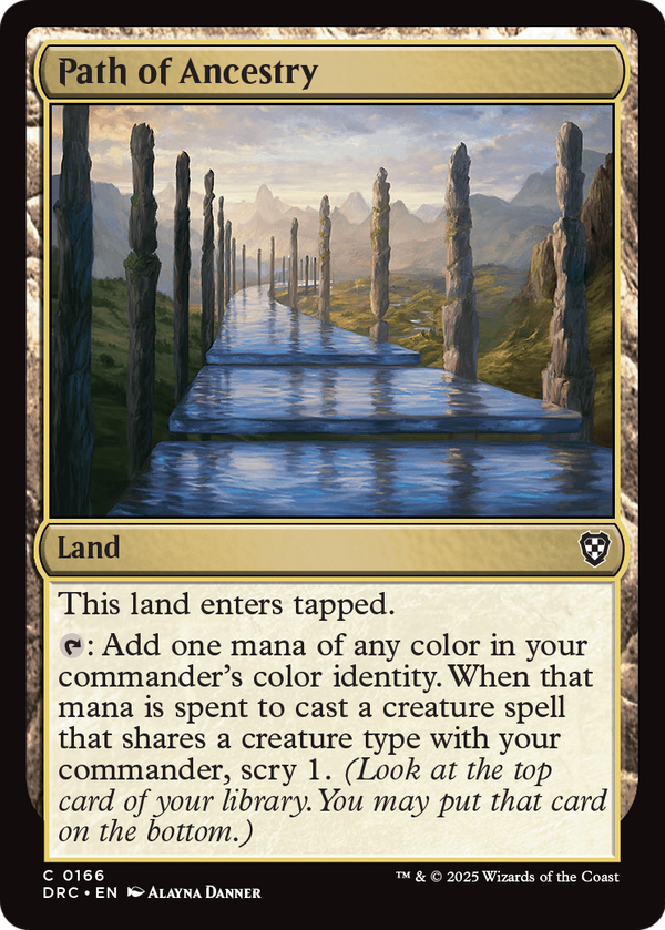 Path of Ancestry (0166) (DRC-166) - Commander: Aetherdrift
