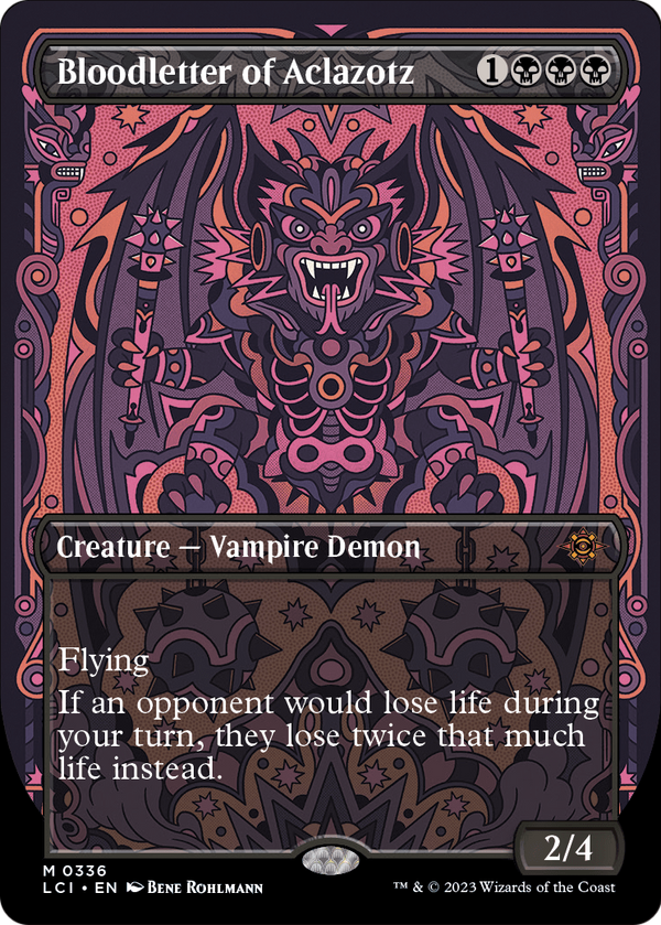 Bloodletter of Aclazotz (Borderless) (LCI-336) - The Lost Caverns of Ixalan Foil