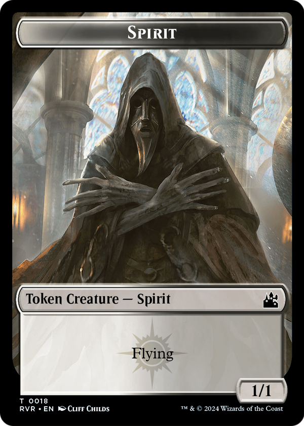 Spirit (TRVR-018) - Ravnica Remastered Tokens Foil