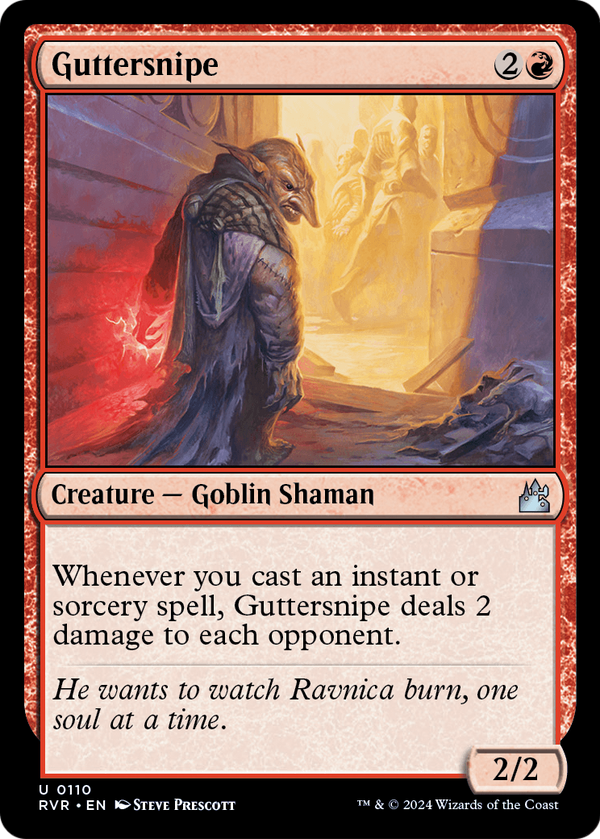 Guttersnipe (RVR-110) - Ravnica Remastered Foil