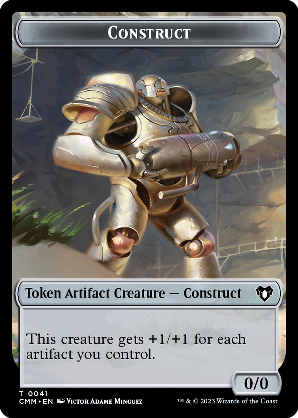 Construct (TCMM-041) - Commander Masters Tokens Foil