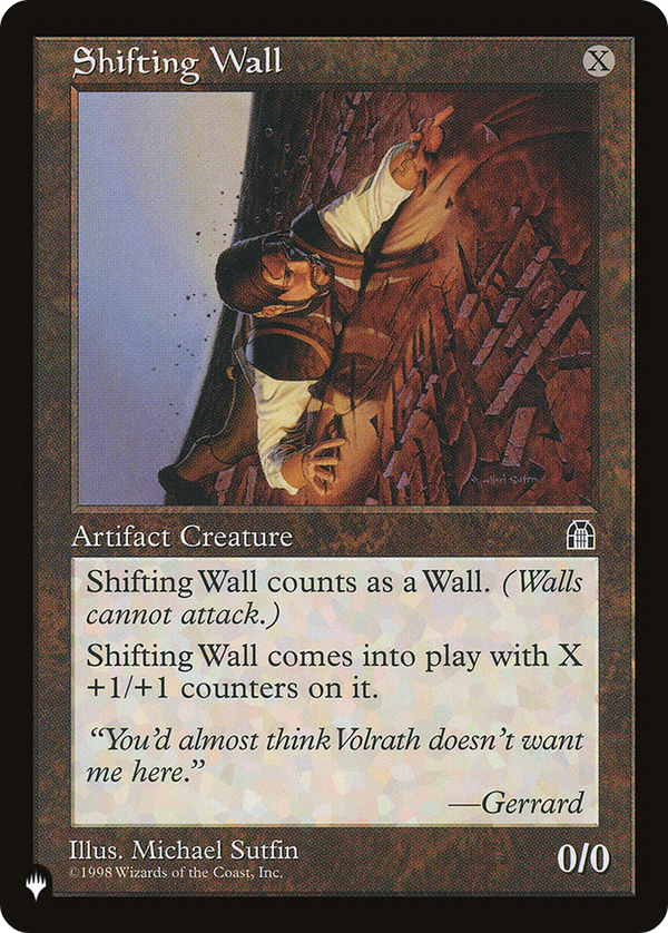 Shifting Wall (LIST-STH-140) - The List