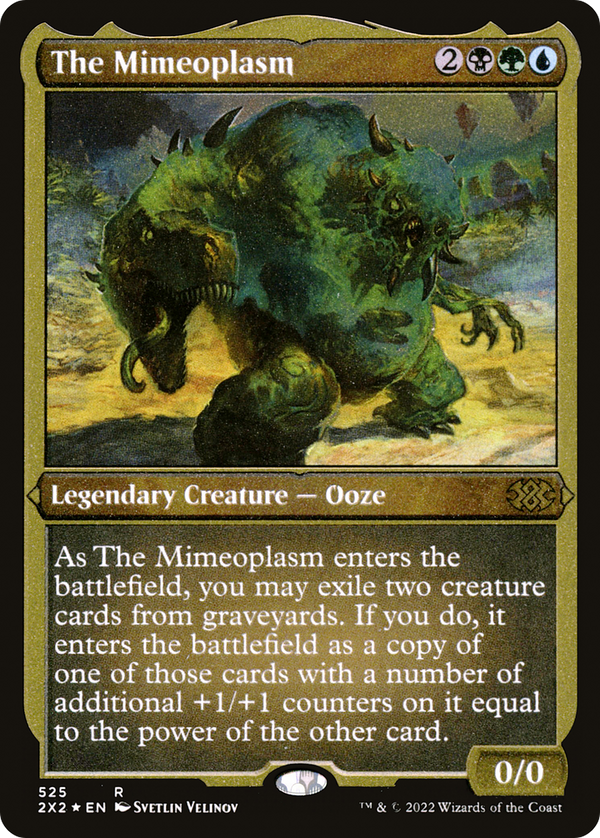 The Mimeoplasm (Foil Etched) (2X2-525) - Double Masters 2022 Foil