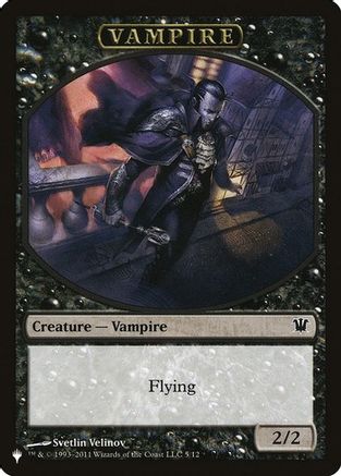 Vampire // Zombie Double-sided Token (LIST-5 // 5) - The List Reprints