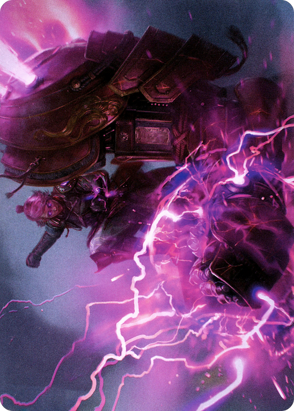 Voltage Surge // Voltage Surge (ANEO-015) - Neon Dynasty Art Series (Borderless)