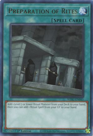 Preparation of Rites (WISU-EN045) - Wild Survivors 1st Edition