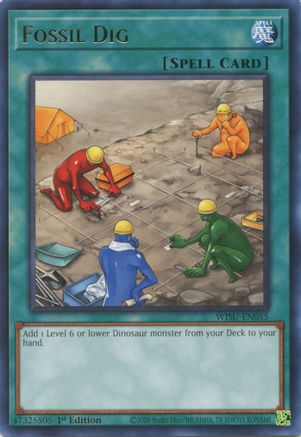 Fossil Dig (WISU-EN055) - Wild Survivors 1st Edition
