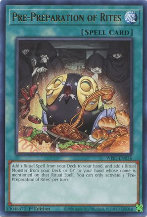 Pre-Preparation of Rites (WISU-EN056) - Wild Survivors 1st Edition