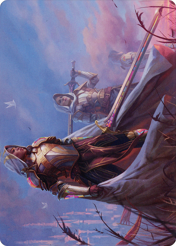 Danitha, Benalia's Hope // Danitha, Benalia's Hope (ADMU-006) - Dominaria United Art Series (Borderless) Foil