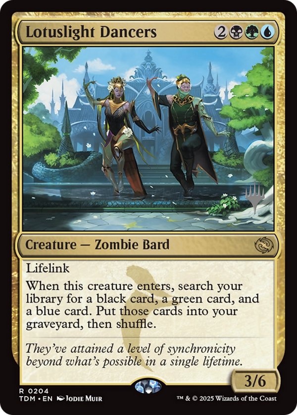 Lotuslight Dancers (PPTDM-204) - Promo Pack: Tarkir: Dragonstorm Foil
