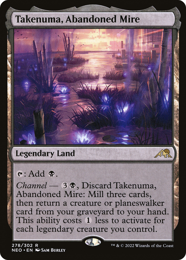 Takenuma, Abandoned Mire (NEO-278) - Kamigawa: Neon Dynasty Foil