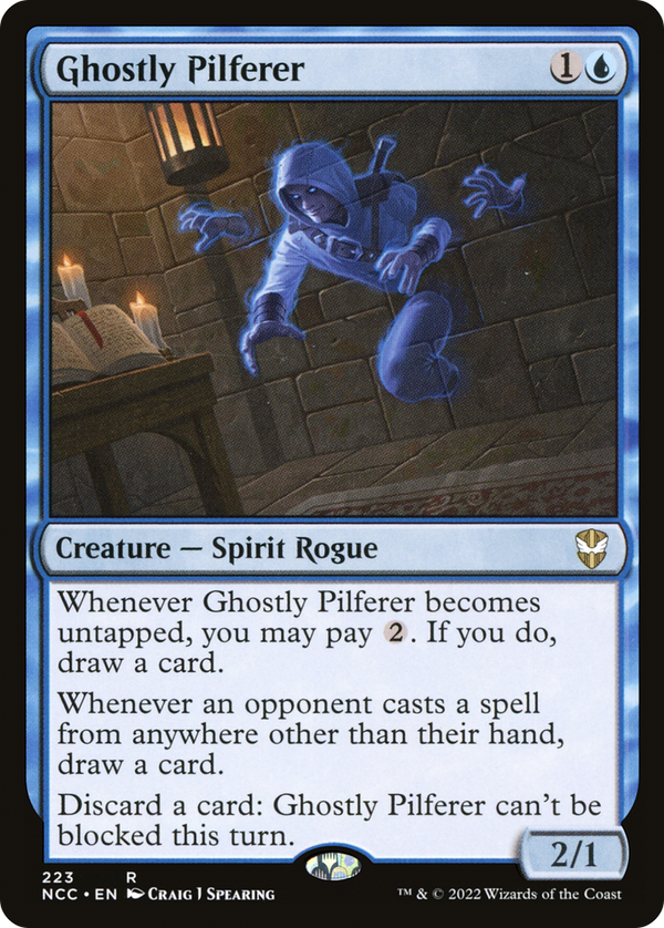 Ghostly Pilferer (NCC-223) - New Capenna Commander